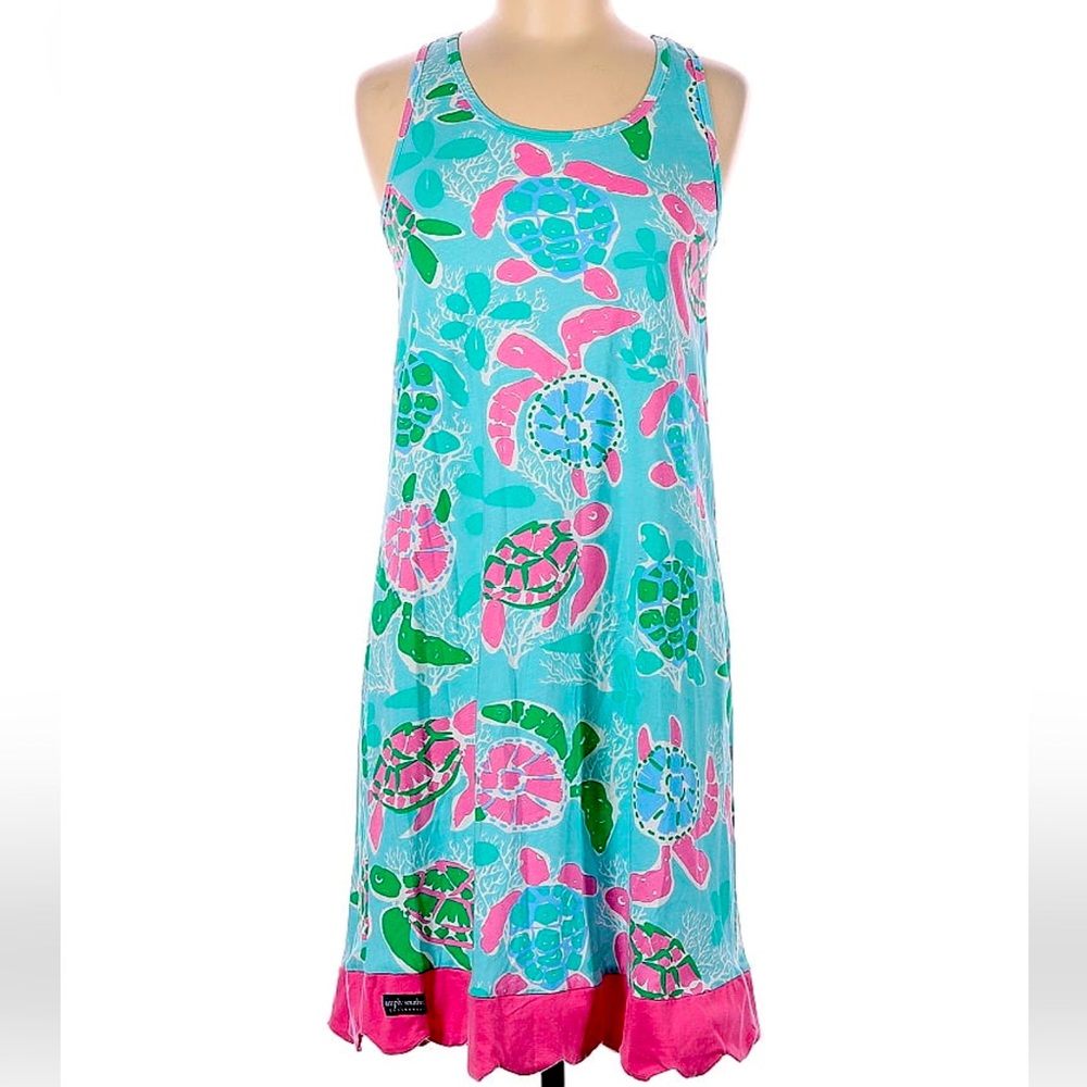 Simply Southern Turtle Print Beach Dress